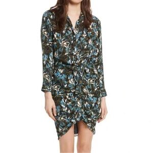 VERONICA BEARD Georgina Silk Dress Button Sz 4